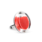 Bague en verre soufflé - Cachou Mini Billes