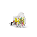 Bague en verre soufflé - Chat Nano Billes