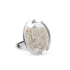Bague en verre soufflé - Cachou Mini Billes