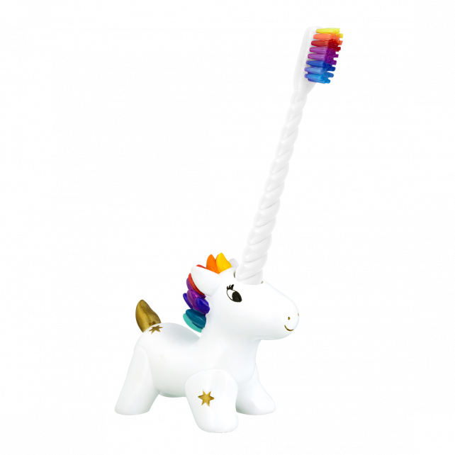 Porte brosse à dents et Brosse à dents - Unicornsmile