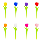 Set de 8 pics apéritif - Tulipics