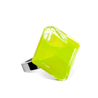 Bague en verre soufflé - Gaia Medium Milk