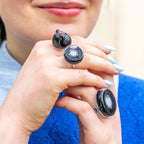Bague en verre soufflé - Duo Medium