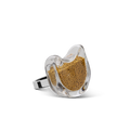 Bague en verre soufflé - Chat Nano Billes