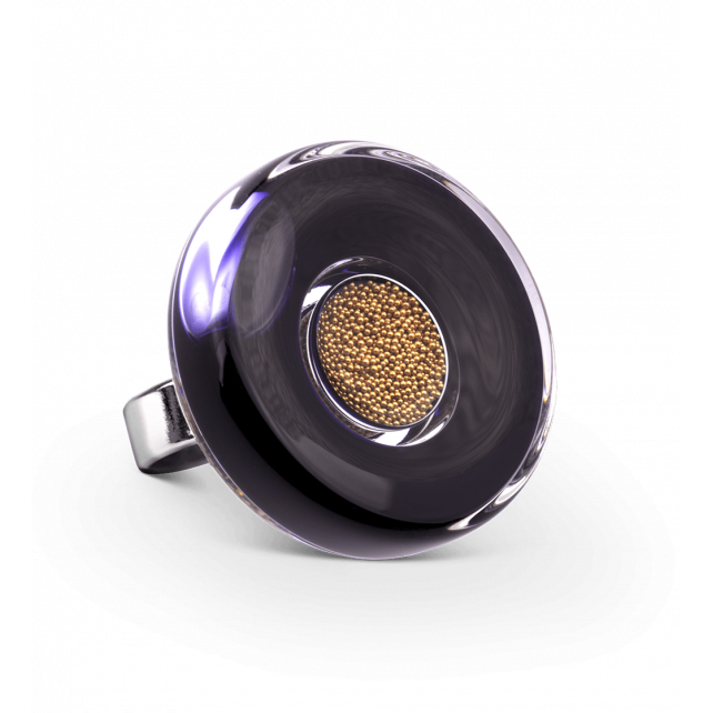 Bague en verre soufflé - Duo Medium
