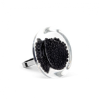 Bague en verre soufflé - Cachou Mini Billes