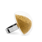 Bague en verre soufflée - Dome Medium Billes