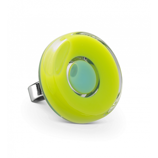 Bague en verre soufflé - Duo Medium