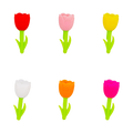 Set de 6 marqueurs de verre - Apelipes