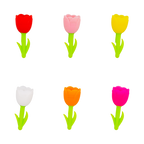 Set de 6 marqueurs de verre - Apelipes