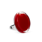 Bague en verre soufflé - Cachou Mini Milk