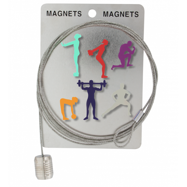 Câble porte photos et magnets - Magnetic Cable