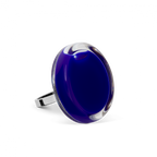 Bague en verre soufflé - Cachou Mini Milk