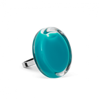 Bague en verre soufflé - Cachou Mini Milk