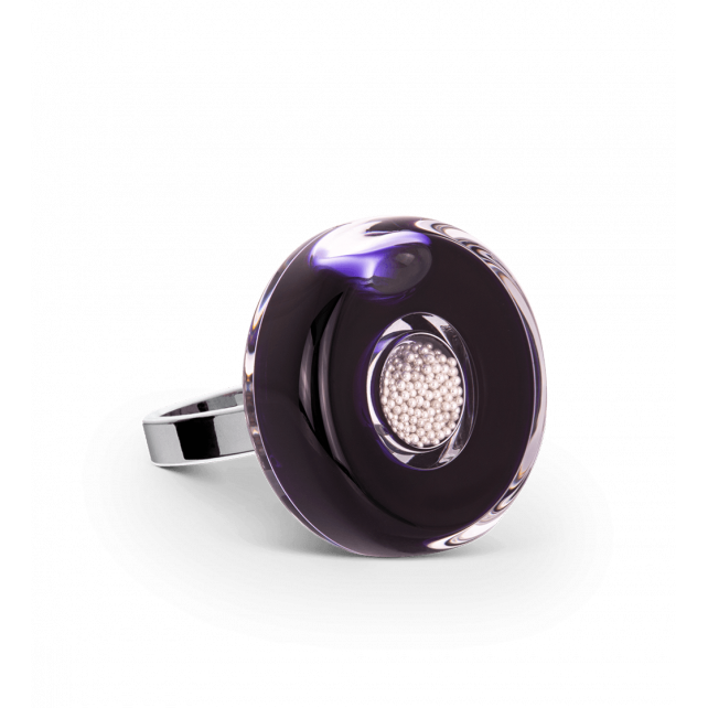 Bague en verre soufflé - Duo Mini
