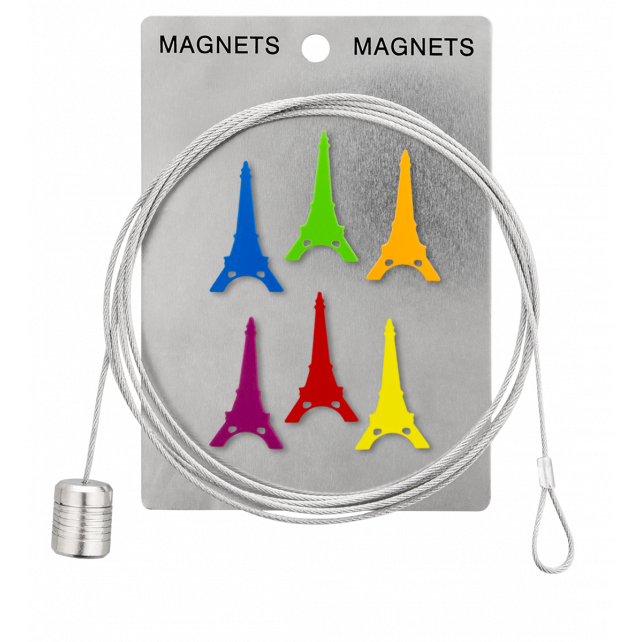 Câble porte photos et magnets - Magnetic Cable