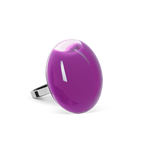 Bague en verre soufflée - Galet Mini Milk