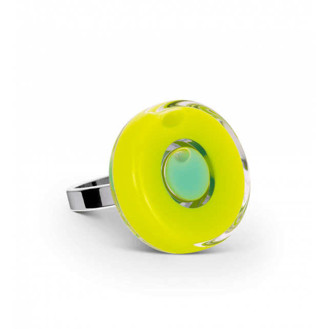 Bague en verre soufflé - Duo Mini
