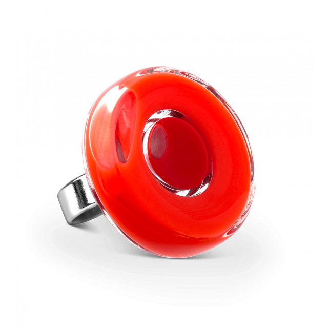 Bague en verre soufflé - Duo Medium