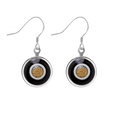 Boucles d'oreilles crochet en verre soufflé - Duo Milk