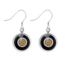 Boucles d'oreilles crochet en verre soufflé - Duo Milk