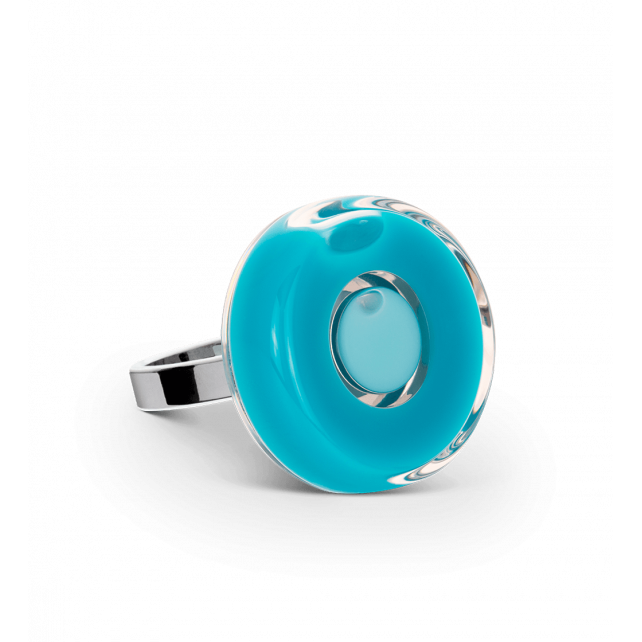 Bague en verre soufflé - Duo Mini