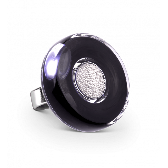 Bague en verre soufflé - Duo Medium