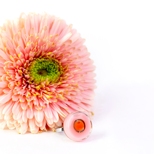 Bague en verre soufflé - Duo Mini