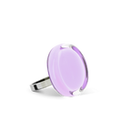 Bague en verre soufflé - Cachou Nano Pastel