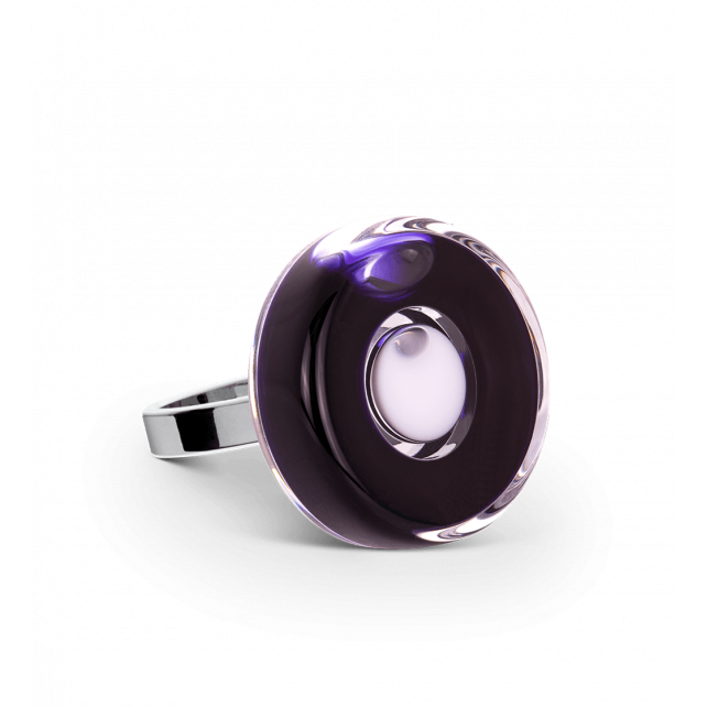 Bague en verre soufflé - Duo Mini
