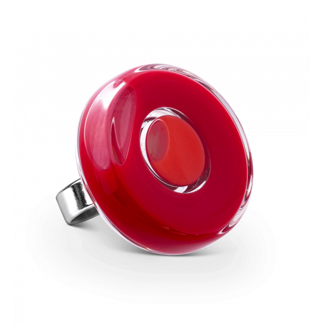 Bague en verre soufflé - Duo Medium