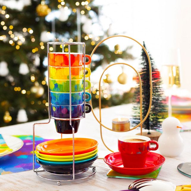 Tour de tasses espresso - Café des artistes
