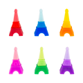 Set de 6 marqueurs de verre - Tower glass
