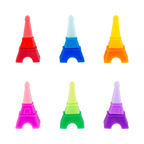 Set de 6 marqueurs de verre - Tower glass
