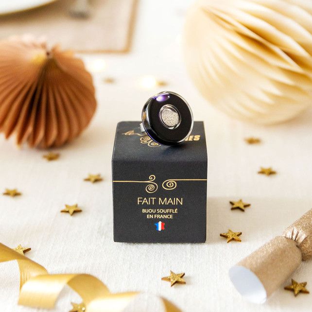 Bague en verre soufflé - Duo Mini