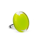 Bague en verre soufflé - Cachou Mini Milk