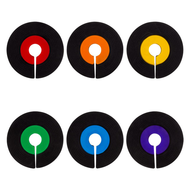 Set de 6 marqueurs de verre - Jukebox