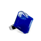 Bague en verre soufflé - Gaia Medium Milk