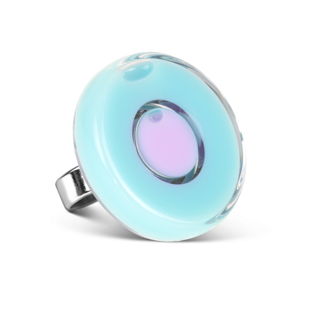 Bague en verre soufflé - Duo Medium