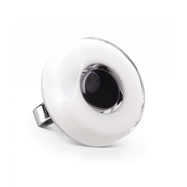 Bague en verre soufflé - Duo Medium