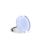 Bague en verre soufflé - Cachou Nano Pastel