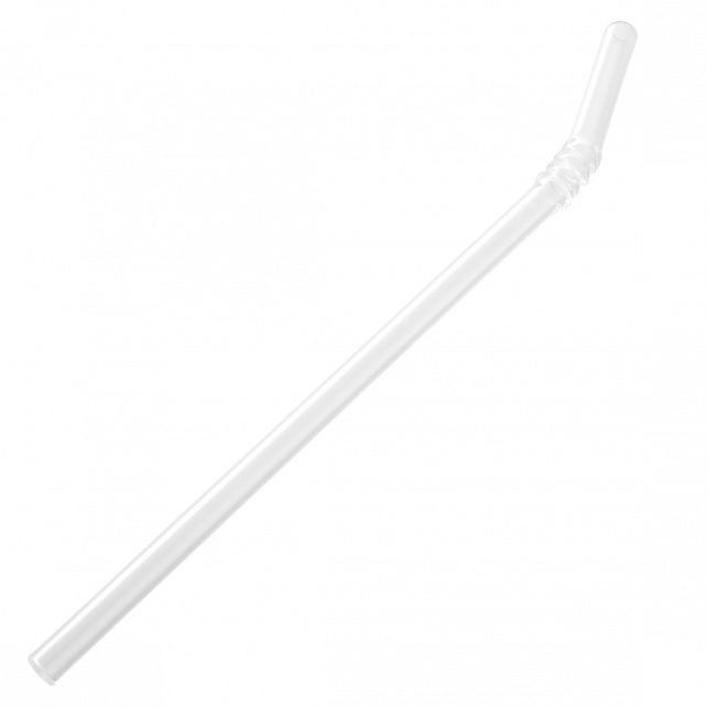 Paille en verre  - Papaye